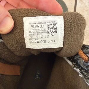 Sperry Dark Brown Fleece-Lined Footwear